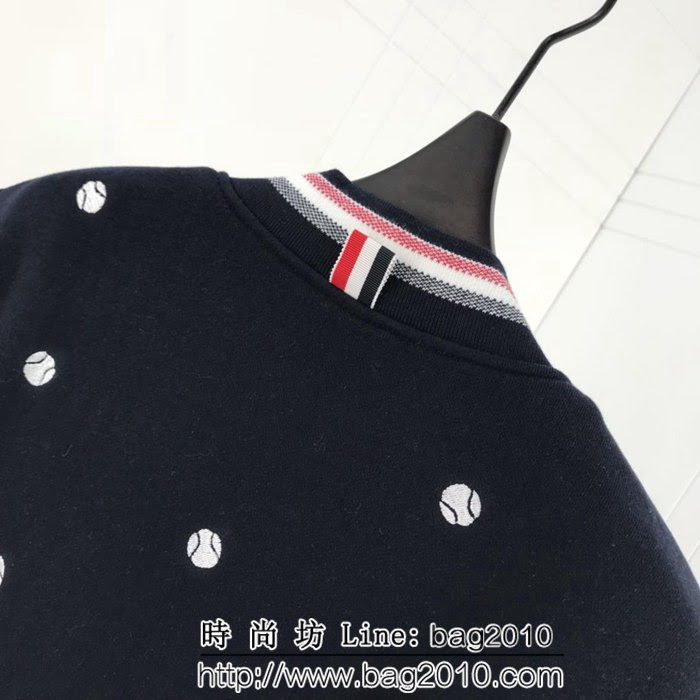 THOM BROWNE湯姆布朗 18ss秋冬新款 網球刺繡主題 開衫外套 男女同款 ydi1211